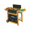 Ferramenta1.com | Barbecue gas 3 bruciatori cm.60x46 "adelaide 3 woody dual gas" - PZ 1
