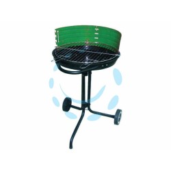 Ferramenta1.com | Barbecue tondo con ruote "arizona" - PZ 1