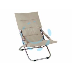 Ferramenta1.com | Poltrona acciaio pieghevole ecru - PZ 6