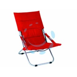 Ferramenta1.com | Poltrona acciaio pieghevole rosso - PZ 6