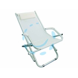 Ferramenta1.com | Sdraio in alluminio bianco - PZ 6
