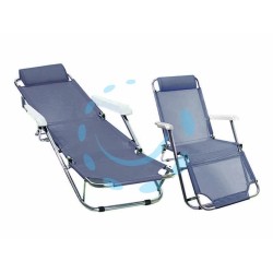 Ferramenta1.com | Sdraio in alluminio allungabile con tessuto texilene - PZ 4