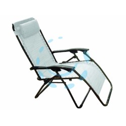 Ferramenta1.com | Poltrona acciaio pieghevole automatica fume' bianca - PZ 2