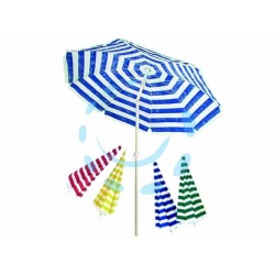Ferramenta1.com | Ombrellone da spiaggia in cotone tondo cm.200 - PZ 12