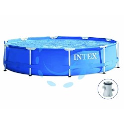 Ferramenta1.com | Piscina "metal frame" rotonda c/telaio portante c/pompa cm.305x76h.  - PZ 1