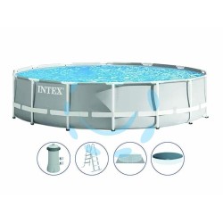 Ferramenta1.com | Piscina "prism frame" rotonda c/telaio portante c/pompa cm.427x107h.  - PZ 1