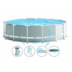Ferramenta1.com | Piscina "prism frame" rotonda c/telaio portante c/pompa cm.457x122h. - PZ 1