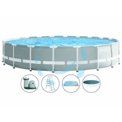 Ferramenta1.com | PISCINA "PRISM FRAME" ROTONDA C/TELAIO PORTANTE C...