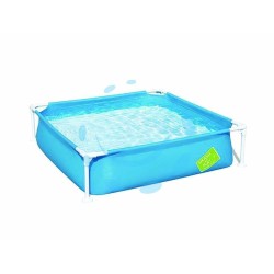 Ferramenta1.com | Piscina frame quadrata con telaio portante cm.122x122x30,5h.  +2 anni - PZ 3