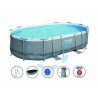 Ferramenta1.com | Piscina power steel ovale con telaio portante cm.488x305x107h. - PZ 1
