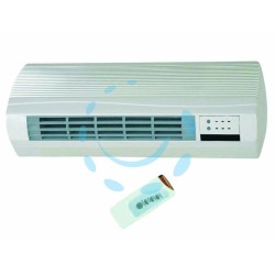 Ferramenta1.com | Termoventilatore a parete 2000w cm.50 con timer e telecomando - PZ 6