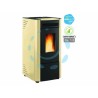 Ferramenta1.com | Stufa  a pellet ketty evo 5.0 6,5 kw pergamena (conto termico) - PZ 1