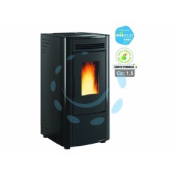 Ferramenta1.com | STUFA A PELLET KETTY EVO 2.0 6,5 KW NERA (CONTO T...