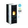 Ferramenta1.com | Stufa a pellet giusy evo 2.0 7 kw bianca (conto termico) - PZ 1