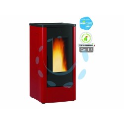 Ferramenta1.com | Stufa a pellet dahiana plus canalizzata 10kw bordeaux (conto termico) - PZ 1