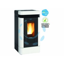 Ferramenta1.com | STUFA A PELLET LUCIA 12,1 KW BIANCA (CONTO TERMIC...