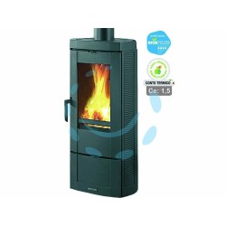 Ferramenta1.com | Stufa a legna candy 4.0 6,2 kw nero antracite (conto termico) - PZ 1