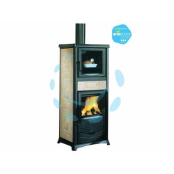 Ferramenta1.com | Stufa a legna termorossella plus con forno dsa 4.0 11,1kw lib.panna - PZ 1
