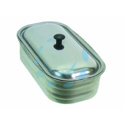 Ferramenta1.com | VASCA INOX CON COPERCHIO PER CUCINE A LEGNA - Cuc...