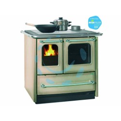 Ferramenta1.com | Cucina a legna sovrana easy evo 2.0 7,5 kw cappuccino - PZ 1