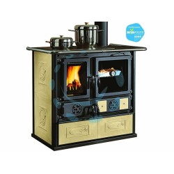 Ferramenta1.com | Cucina a legna rosa 5.0 vst 8,8 kw liberty panna (conto termico) - PZ 1