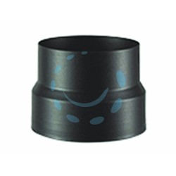 Ferramenta1.com | Riduzione porcellanata per stufe a legna nero opaco "ala smalto top" - PZ 2