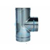 Ferramenta1.com | Raccordo a "t" 90° in acciaio inox aisi 304 monoparete spessore mm.0,5 - PZ 1