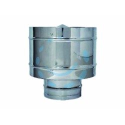 Ferramenta1.com | Terminale di scarico a botte acciaio inox aisi 304 monoparete - PZ 1