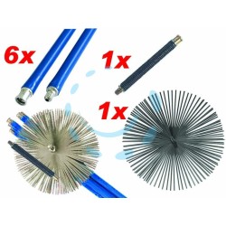 Ferramenta1.com | Kit spazzacamino con snodo a molla - PZ 1