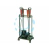Ferramenta1.com | Set 4 attrezzi manico legno base quadra per camino - PZ 1