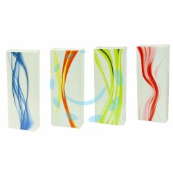 Ferramenta1.com | Umidificatore ceramica rettangolare con decoro floreale - PZ 72