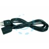 Ferramenta1.com | Prolunga elettrica lineare 3x0,75 nera - PZ 25