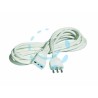 Ferramenta1.com | Prolunga elettrica lineare 3x0,75 bianca - PZ 25