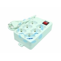 Ferramenta1.com | Multipresa 6 posti con schuko e con interruttore - BL 30