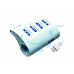 Ferramenta1.com | Multipresa da tavolo 4 bipasso + 2 schuko + 2 usb - PZ 30