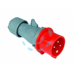 Ferramenta1.com | Spina industriale volante blu 3p+e cee ip44 - PZ 10