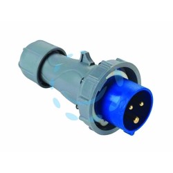 Ferramenta1.com | Spina industriale volante blu 2p+e cee ip67 - PZ 10