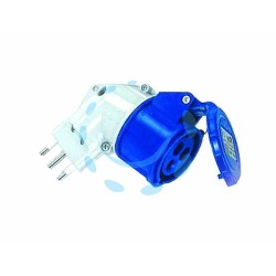 Ferramenta1.com | Adattatore industriale con spina 16a e presa cee ip44 - PZ 10