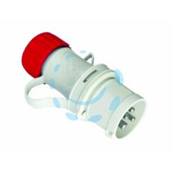 Ferramenta1.com | Spina industriale volante rossa 3p+t cee ip44 - PZ 5