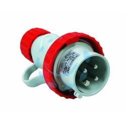 Ferramenta1.com | Spina industriale volante argo rossa 3p+t cee ip67 - PZ 10