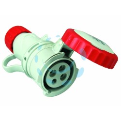 Ferramenta1.com | Presa industriale volante argo rossa 3p+t cee 309 ip67 - PZ 10