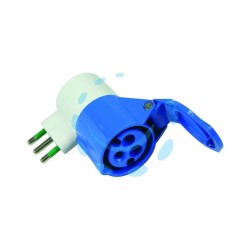 Ferramenta1.com | Adattatore industriale con spina 16a e presa cee 309 - PZ 12