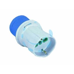 Ferramenta1.com | Adattatore industriale con spina cee 309 ip44 e presa bipasso e schuko - PZ 12