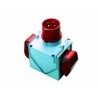 Ferramenta1.com | Adattatore industriale 380v con spina e 2 prese cee ip44 - PZ 6