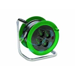 Ferramenta1.com | Avvolgicavo civile elettrico zeus 4 prese - PZ 7