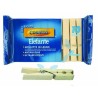 Ferramenta1.com | Mollette elefante in legno naturale molla antiruggine cm.10 pz.10 - CF 30