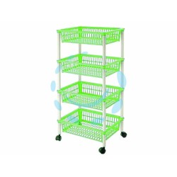 Ferramenta1.com | Carrello mito 4 piani con ruote cm.40x29x85h. - PZ 1