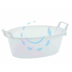 Ferramenta1.com | Bacinella ovale in polietilene bianca - PZ 1