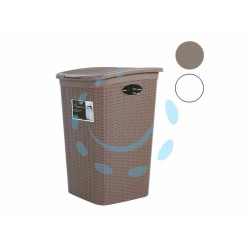 Ferramenta1.com | Portabiancheria elegance in polipropilene lt.50 - PZ 6