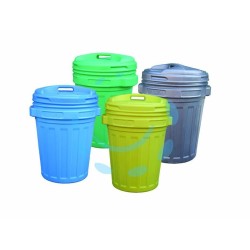 Ferramenta1.com | Bidone con coperchio a vite lt.70 - PZ 1